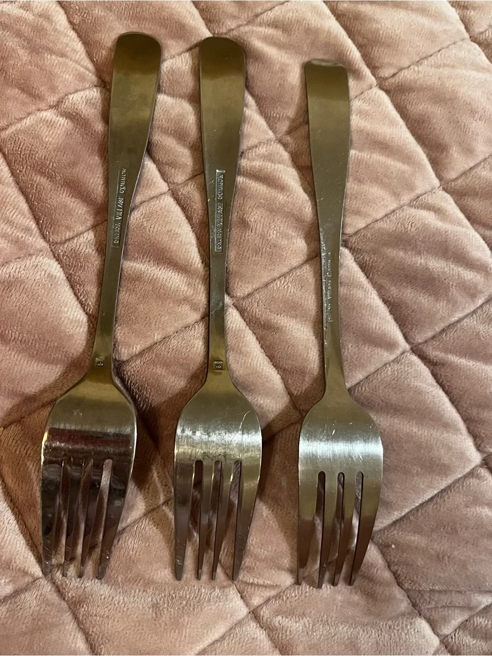 Oneida Stainless steel northland Dinner Forks lot of 3